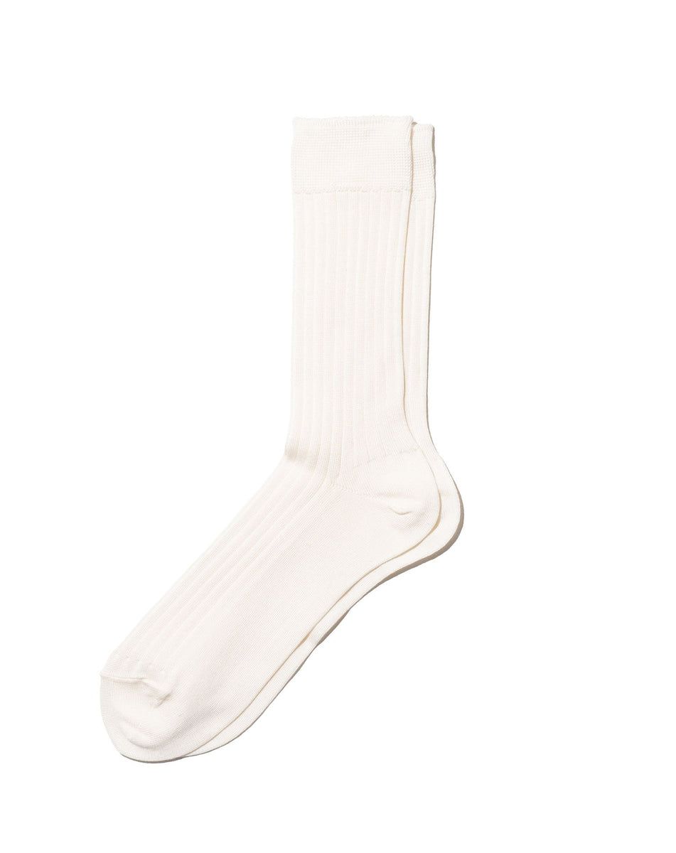 high quality cotton ribbed socks | MARCOMONDE（マルコモンド