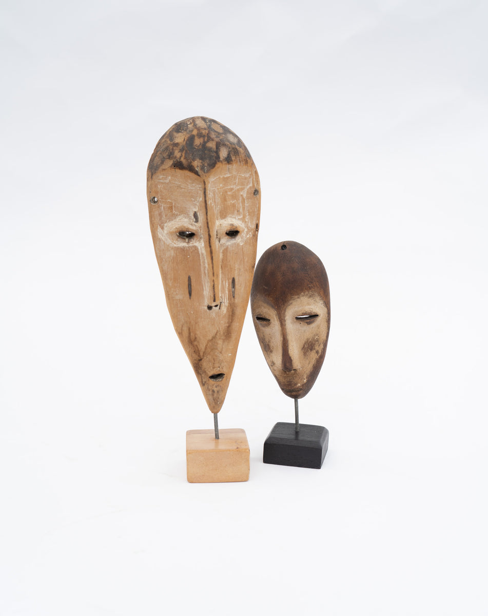 Vintage Lega Passport Mask (set of 2 )