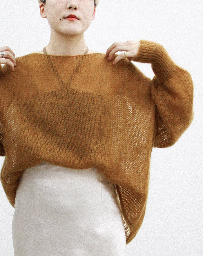 kid mohair pullover | WANDERUNG（ワンデルング）公式通販 – THINGS