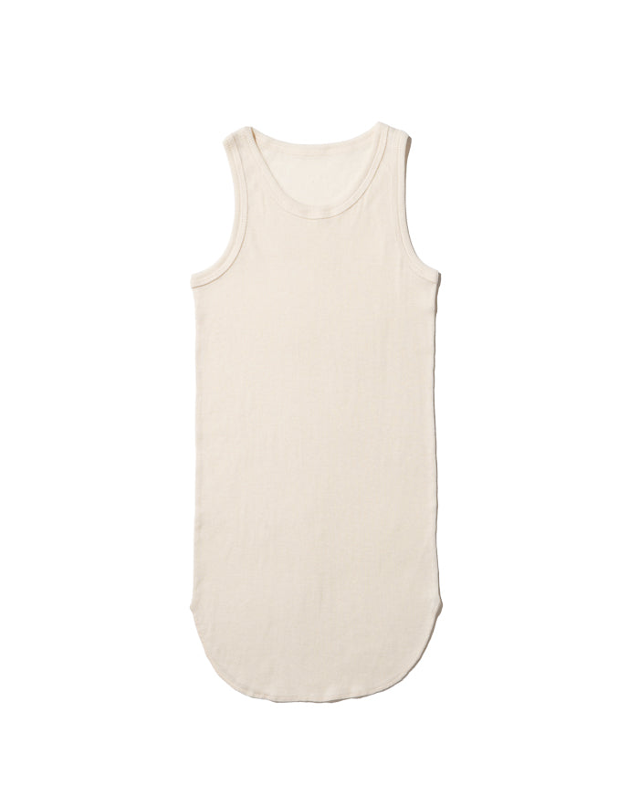 Cotton cashmere rib tank top | WANDERUNG（ワンデルング）公式通販